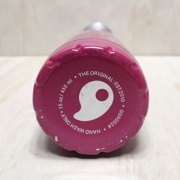 Sip by S'well 15 oz. Insulated Stainless Steel Water Bottle Dark Pink Dogs - Picture 7 of 7